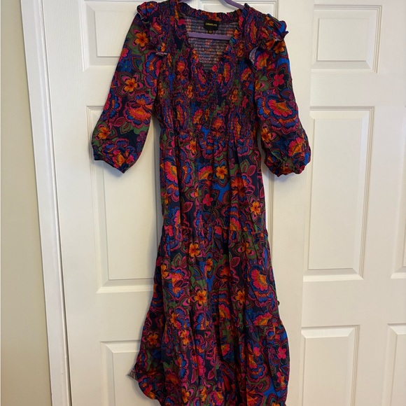 Sugarlips Dresses & Skirts - Sugarlips Vibrant Floral Midi Dress